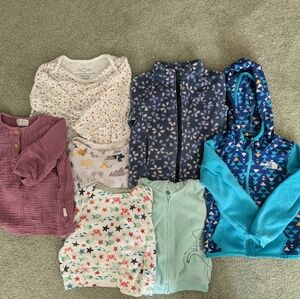 The North Face, Columbia, Mori, REI lot